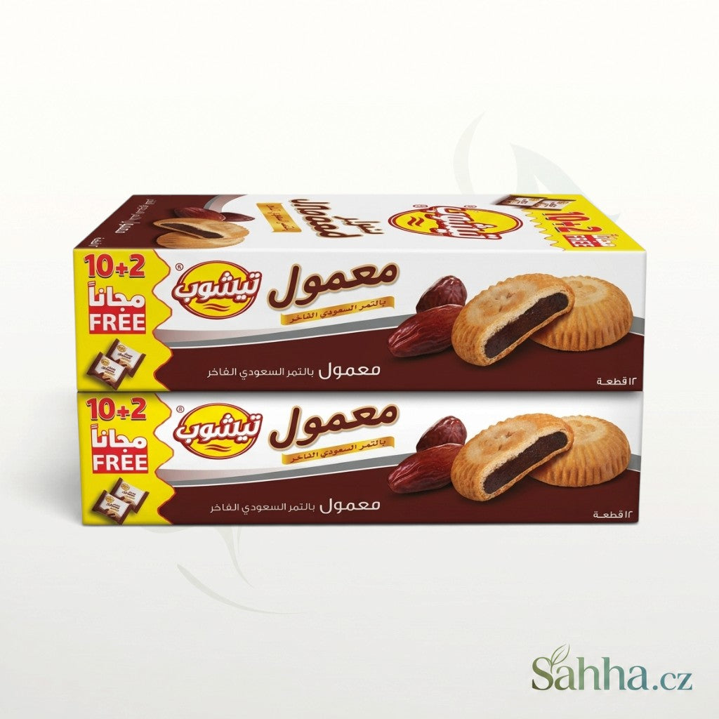 Sušenky ma'amoul plněné datlemi 384 g (12 × 32 g) | Teashop |