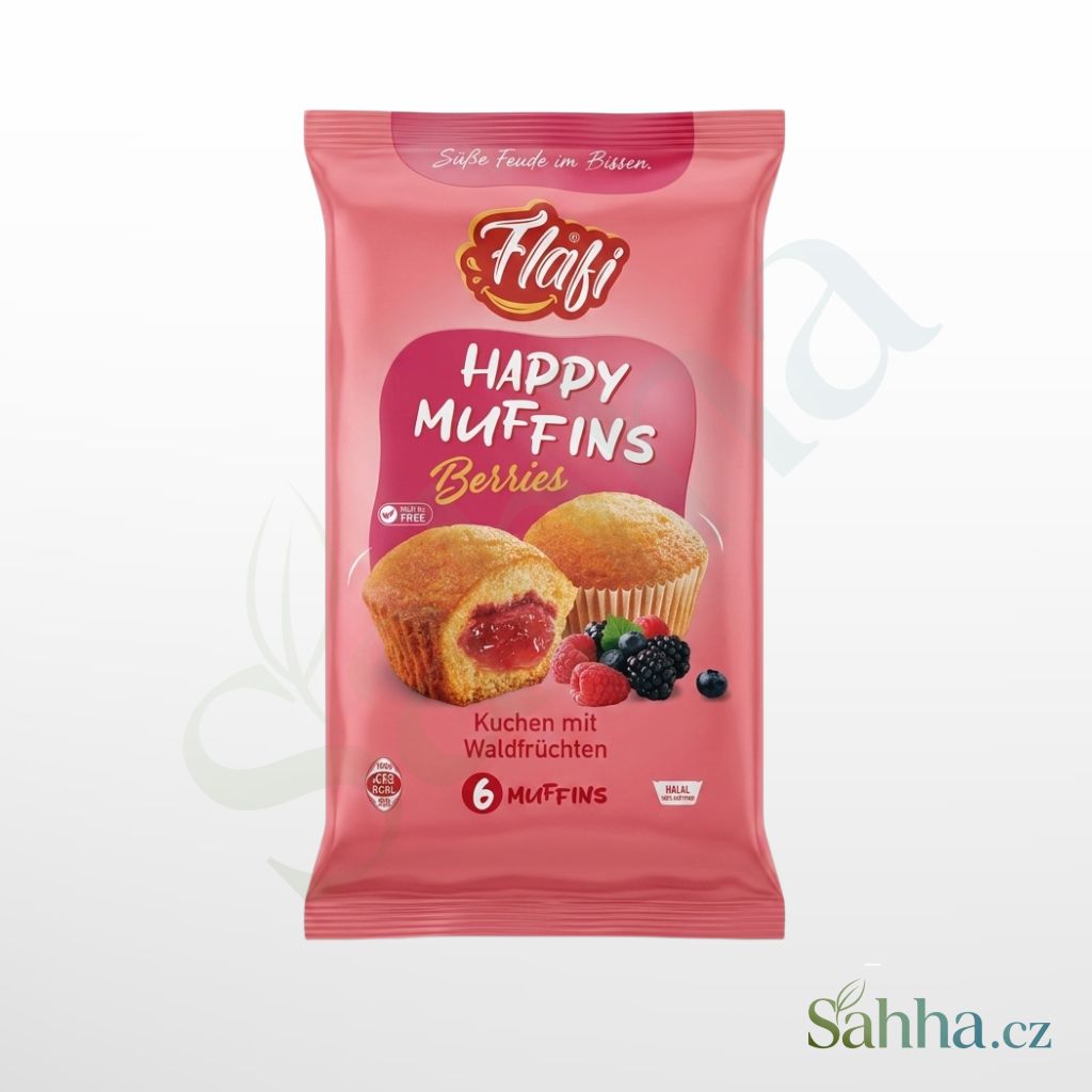 muffiny s lesním ovocem Flafi 6x40 g sladké snacky