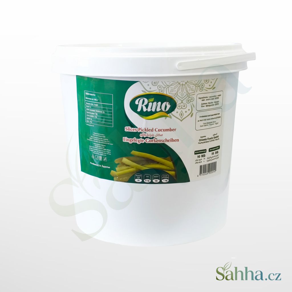 nakládané okurky kyselé 10 kg Rino velké balení pro gastronomii arabské a orientální potraviny