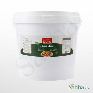 Dana kyselá nakládaná zelenina mix 8 kg – smíšená nakládaná zelenina velké balení na meze a přílohy | دانا مخلل خضار مشكل 8كغ – عبوة كبيرة للمطاعم والمقبلات والمائدة العربية