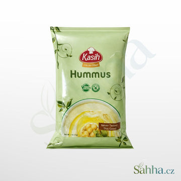 Hummus s tahini Kasih 1 kg – tradiční arabská a orientální potravina, certifikovaný halal a košer produkt pro blízkovýchodní kuchyni.