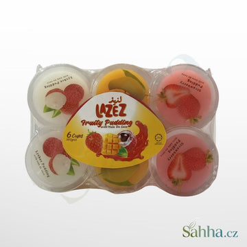 Ovocný pudink mix příchutí (6 kelímků, 600 g) |Lazez|