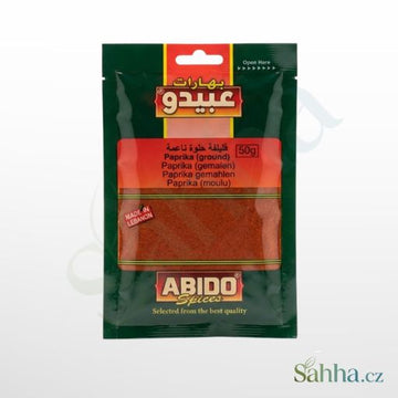 Mletá sladká paprika ABIDO, balení 50 g
