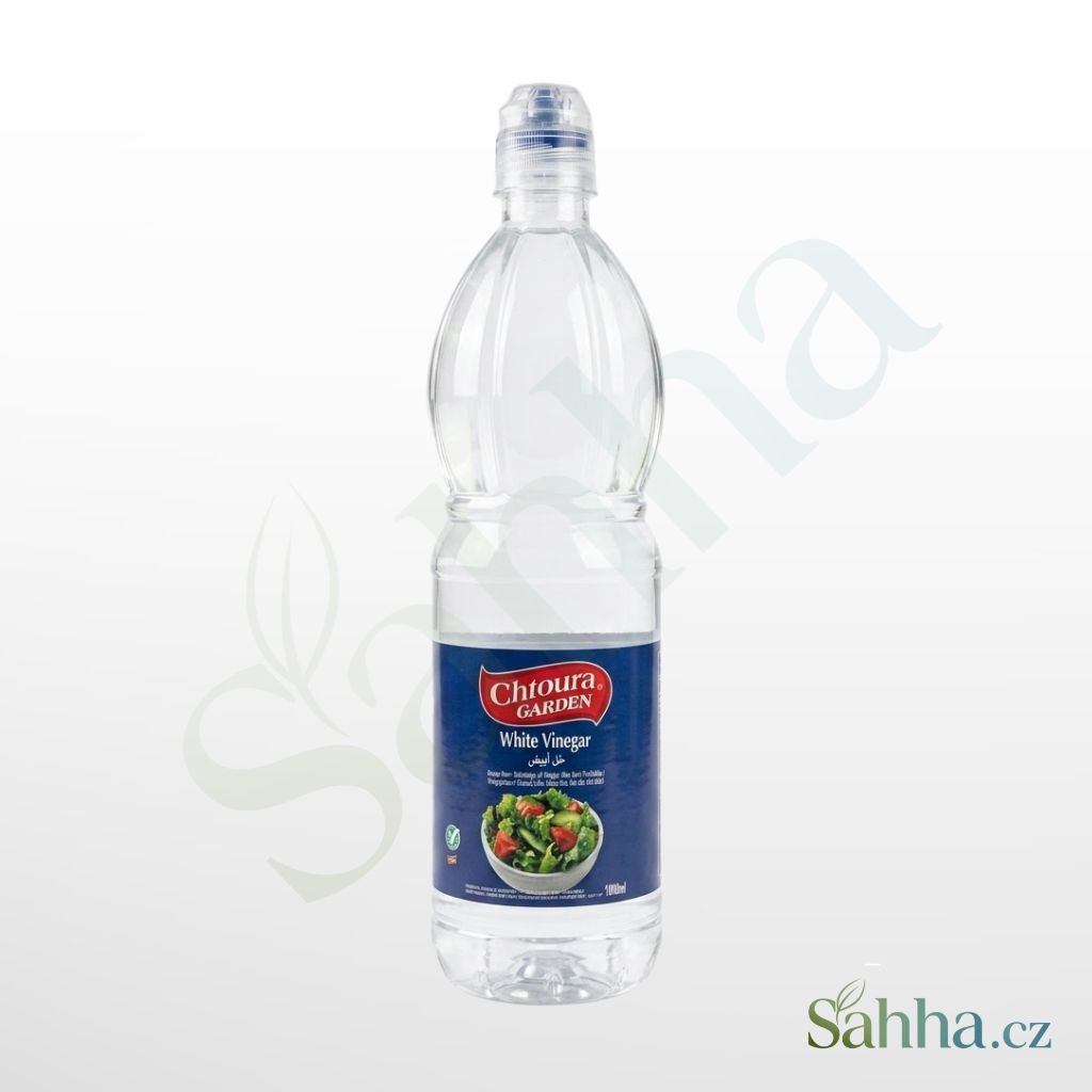 Chtoura Garden bílý ocet 1000 ml – přírodní bílý ocet na nakládání, saláty a vaření | شتورة غاردن خل أبيض 1000مل – للتخليل والسلطات والطبخ اليومي
