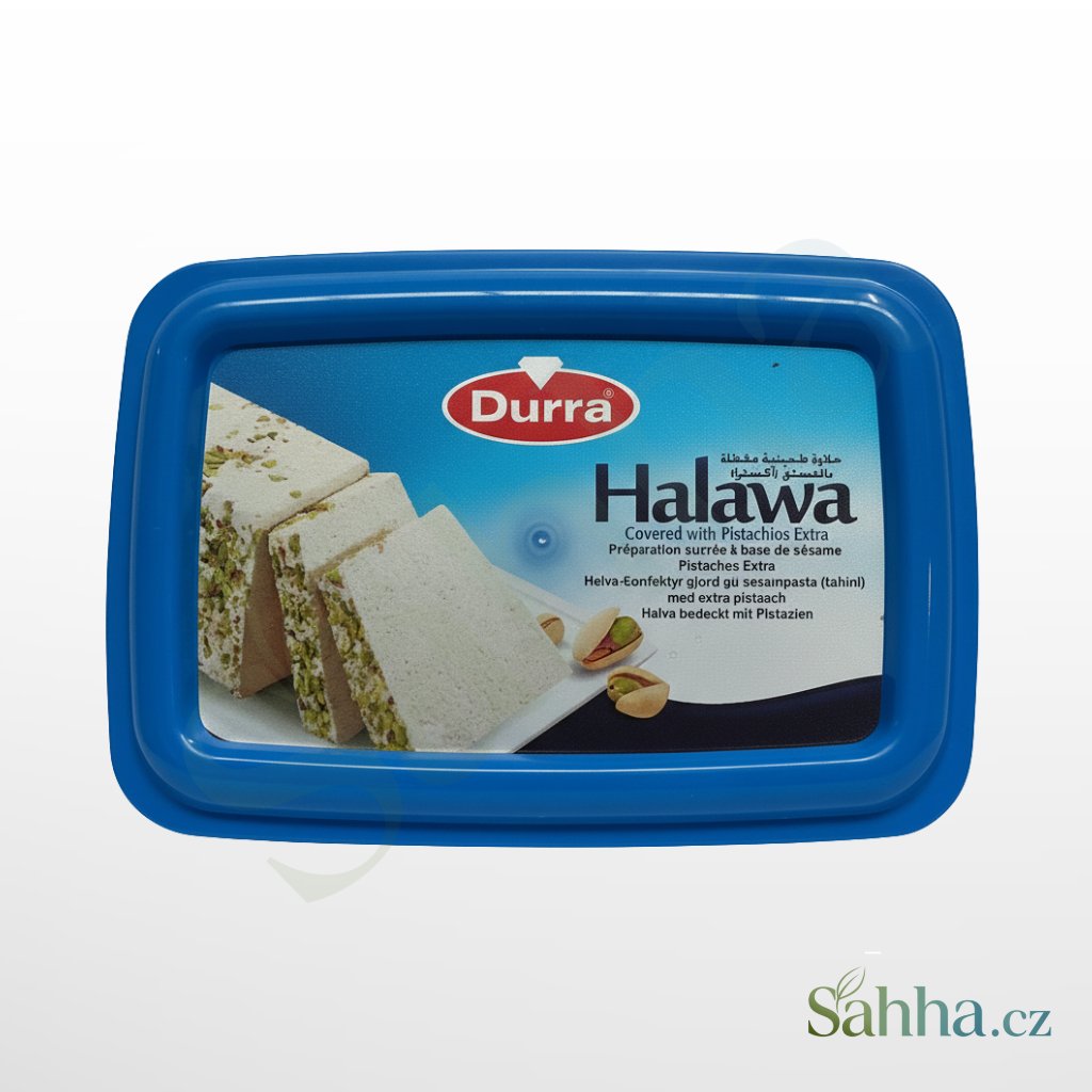 halva s pistáciemi 700 g Durra sezamová sladkost arabské a orientální potraviny