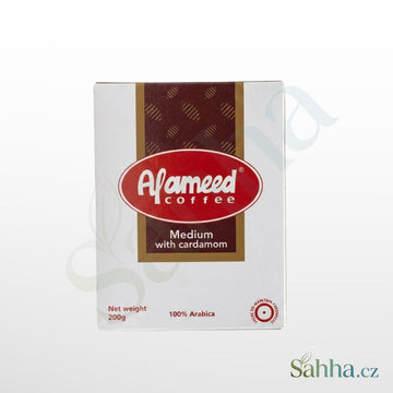 Al Ameed mletá káva s kardamomem 200 g – iráckáarabská mletá káva s kardamomem na tradiční arabskou kávu | العميد قهوة مطحونة بالهيل 200غ – قهوة عراقية أصيلة للضيافة والمناسبات
