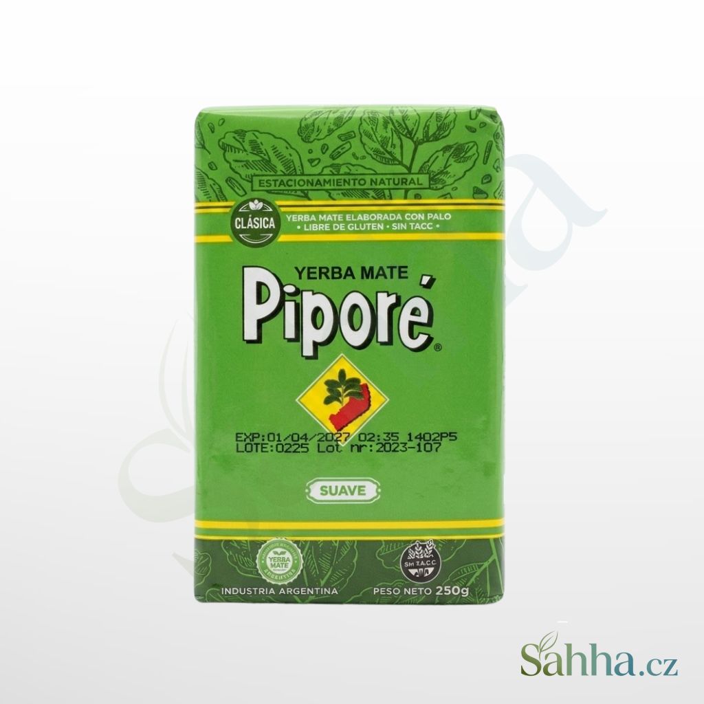 Piporé Yerba Maté Suave 250 g – jemná argentinská Yerba Maté na tradiční maté nápoj | بيبوريه يربا ماتيه سواف 250غ – ماتيه أرجنتيني ناعم للشرب التقليدي والضيافة