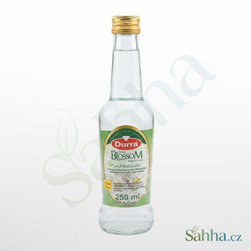 Durra pomerančová květová voda 250 ml – přírodní pomerančová voda na orientální dezerty, kávu a pečení | درة ماء زهر البرتقال 250مل – لتعطير الحلويات والقهوة والمعجنات الشرقية
