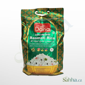 Basmati rýže Dana s extra dlouhým zrnem, 4,5 kg látkový pytel s uchem.