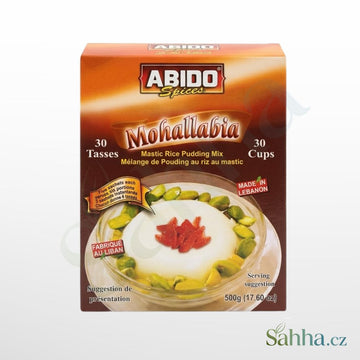Abido směs na mohalabia s mastixem 500 g – arabský rýžový pudink s mastixem na domácí dezerty | عبيدو خليط مهلبية بالمستكة 500غ – بودينغ أرز عربي لتحضير الحلويات المنزلية