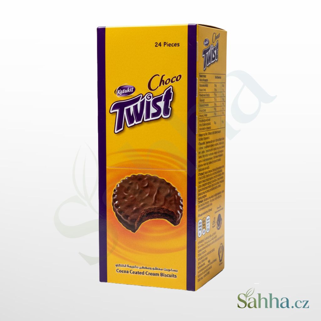 Choco Twist 500 g – tradiční syrské čokoládové sušenky, certifikovaný halal a košer produkt pro blízkovýchodní kuchyni.
