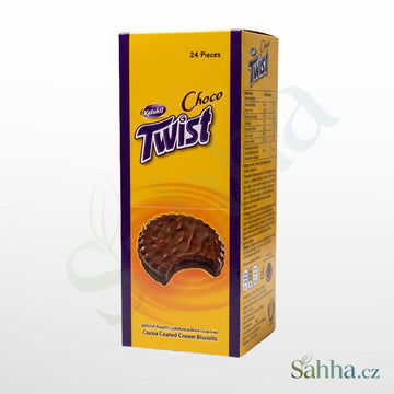 Choco Twist 500 g – tradiční syrské čokoládové sušenky, certifikovaný halal a košer produkt pro blízkovýchodní kuchyni.