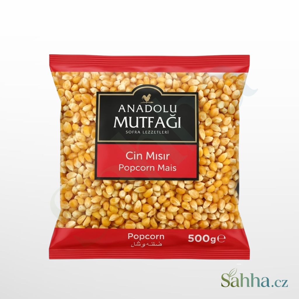 Anadolu kukuřice na popcorn 500 g – popcornová kukuřice na domácí popcorn a oslavy | أنادولو ذرة فشار 500غ – لتحضير الفشار المنزلي والسهرات
