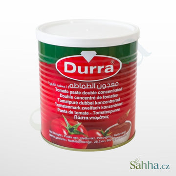 rajčatový protlak dvojitý koncentrát 800 g Durra halal arabské a orientální potraviny