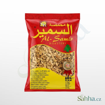 Al-Samir pražená a solená melounová semínka 600 g – křupavé snacky na svačinu a oslavy | السمير بذور البطيخ محمصة ومملحة 600غ – سناك مقرمش للسهرات والمناسبات

