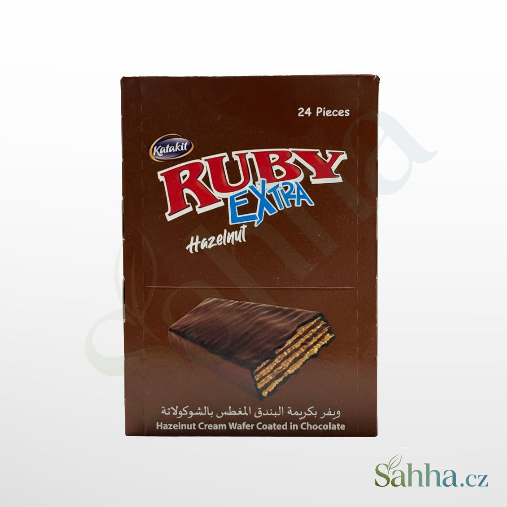 oplatky s mléčným krémem v čokoládě 24 ks Katakit Ruby Extra syrský sušenka arabské a orientální potraviny