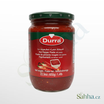 pálivá papriková pasta 650 g Durra chilli pasta do omáček a orientální kuchyně