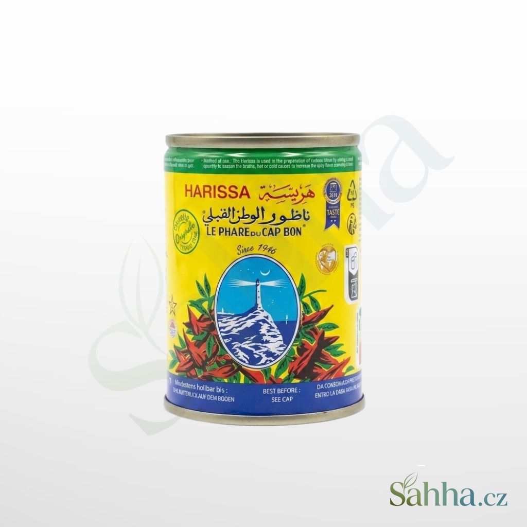 Le Phare du Cap Bon harissa 135 g – tunská pálivá chilli pasta na marinády a vaření | هريسة لو فار دو كاب بون 135غ – معجون فلفل حار تونسي أصيل للتتبيل والطبخ