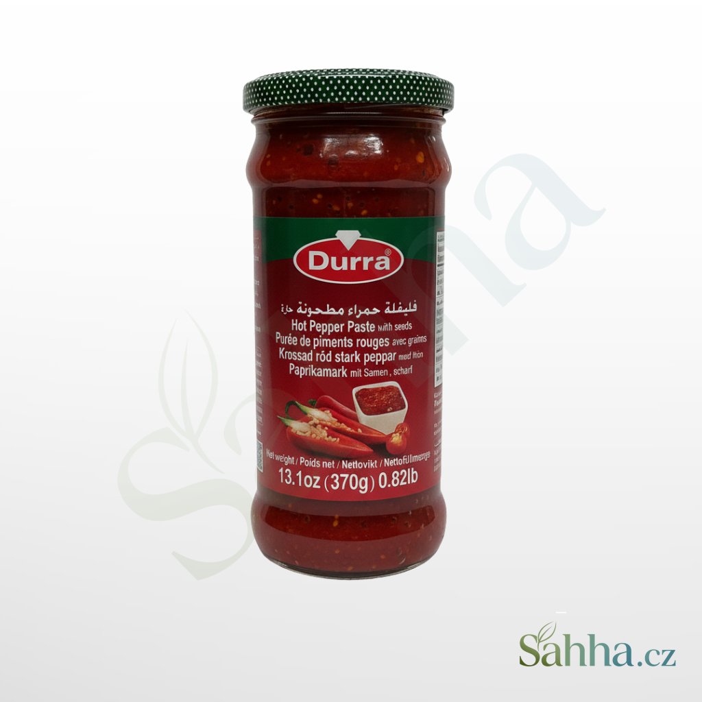 pálivá papriková pasta 370 g Durra chilli omáčka do orientální kuchyně