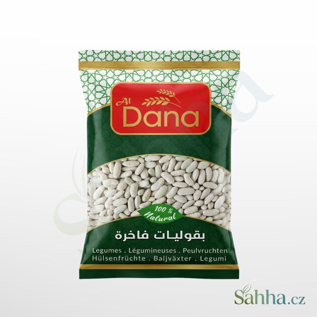 Dana bílé fazole 800 g – sušené bílé fazole na polévky, dušení a orientální recepty | دانا فاصوليا بيضاء 800غ – للشوربات واليخنات والأطباق الشرقية الأصيلة
