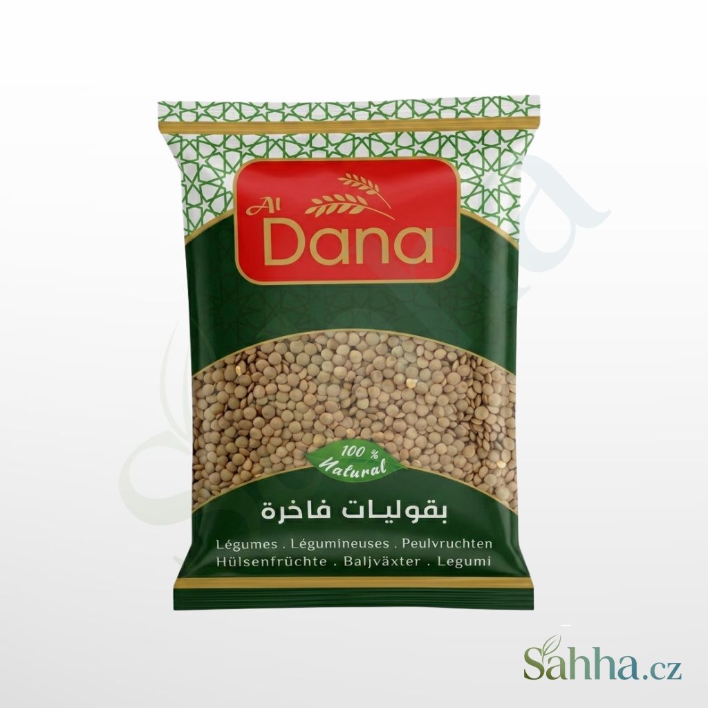 Dana čočka zelená 800 g – zelená čočka na polévky, saláty a orientální recepty | دانا عدس أخضر 800غ – للشوربات والسلطات والأطباق الشرقية الأصيلة
