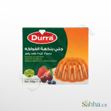 Durra želé s ovocnou příchutí 85 g – ovocné želé na dezerty a ovocné poháry | درة جيلي بنكهة الفواكه 85غ – لتحضير الحلويات وأكواب الفواكه