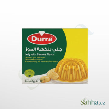 Durra želé s banánovou příchutí 85 g – banánové želé na dezerty a ovocné poháry | درة جيلي بنكهة الموز 85غ – لتحضير الحلويات وأكواب الفواكه