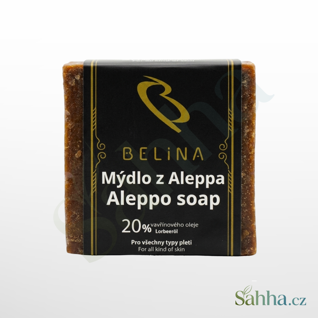 Aleppské mýdlo Belina s 20% obsahem vavřínového oleje, 180 g
