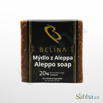 Aleppské mýdlo Belina s 20% obsahem vavřínového oleje, 180 g