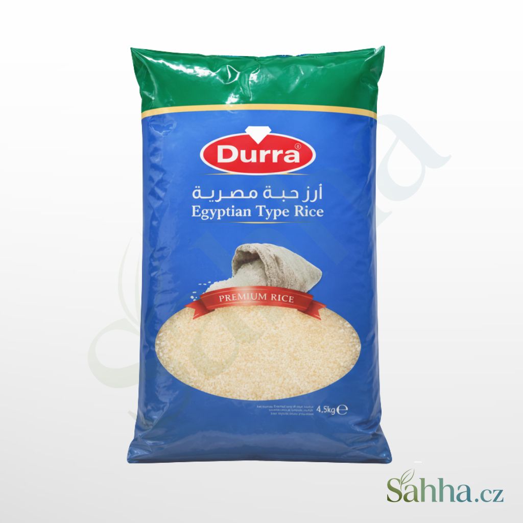 egyptská rýže kulaté zrno 4,5 kg Durra egyptské a arabské potraviny