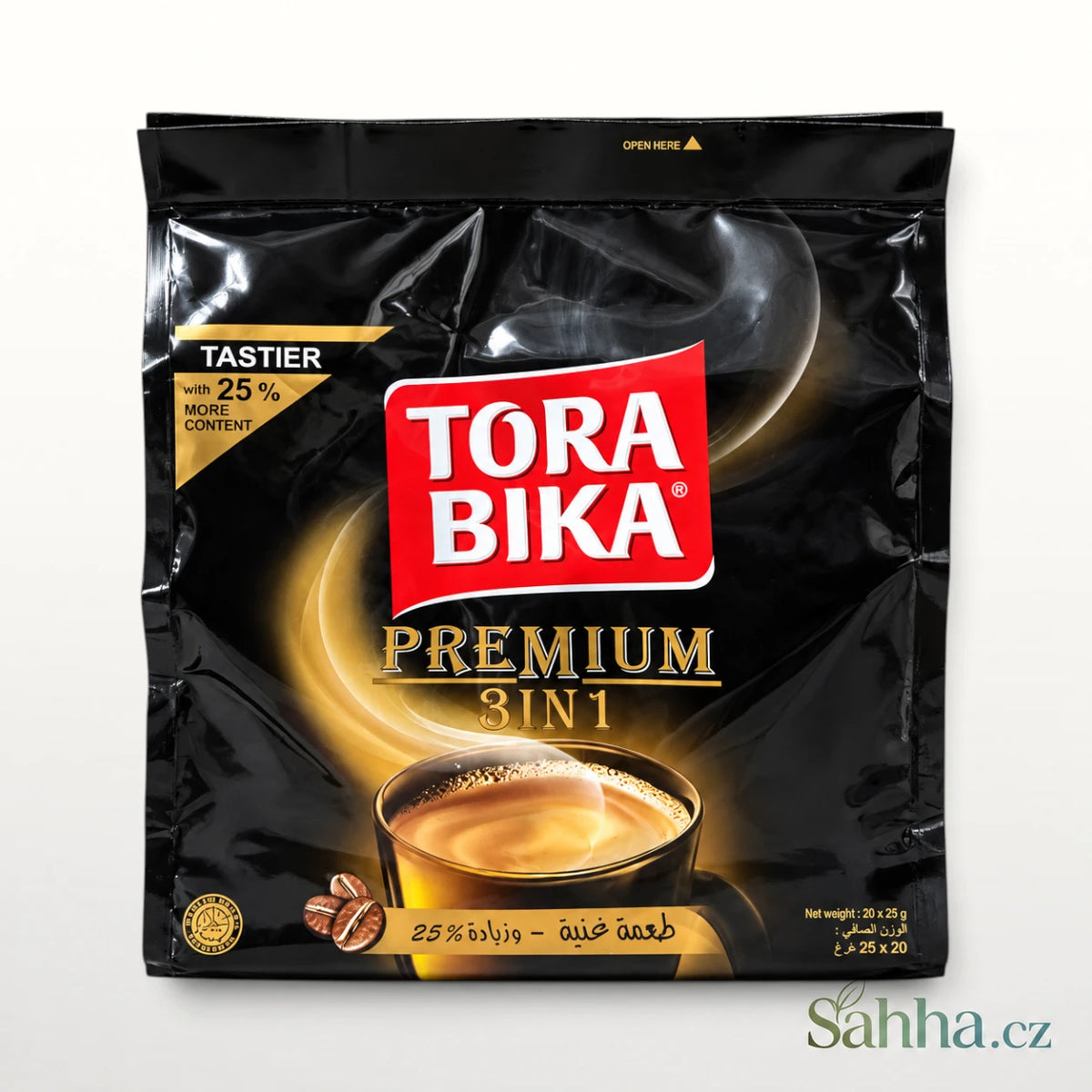 Instantní káva 3v1 Premium 500 g (20× 25 g) | TORABIKA |