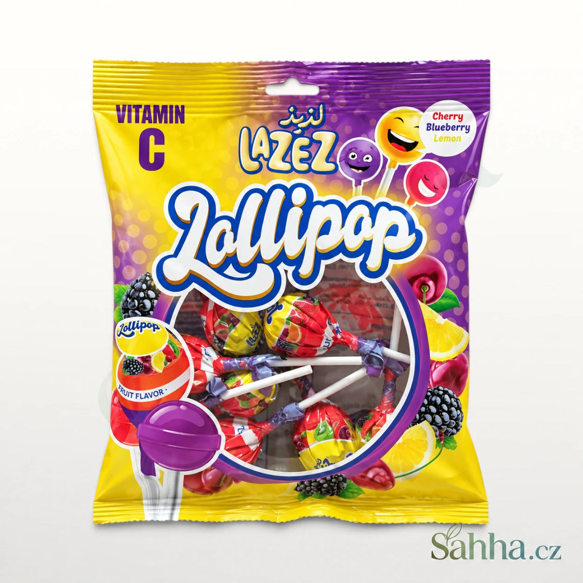 Ovocná lízátka s vitaminem C 104 g | LAZEZ |