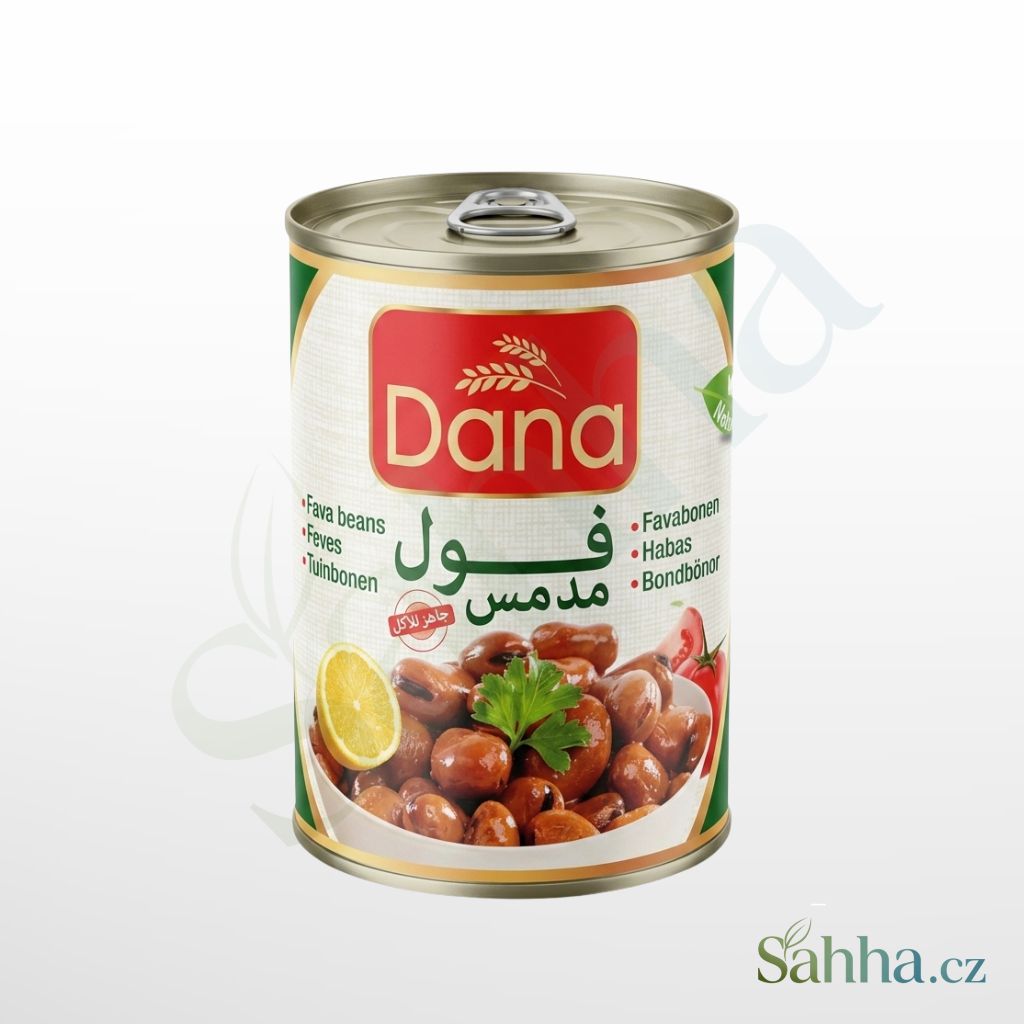Konzerva fava fazolí Fúl Medammes Dana, 400 g