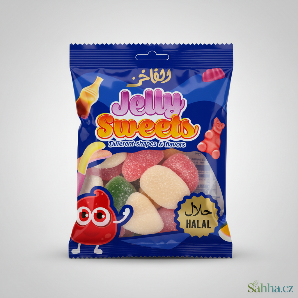 Želé bonbony – různé tvary a příchutě (halal)