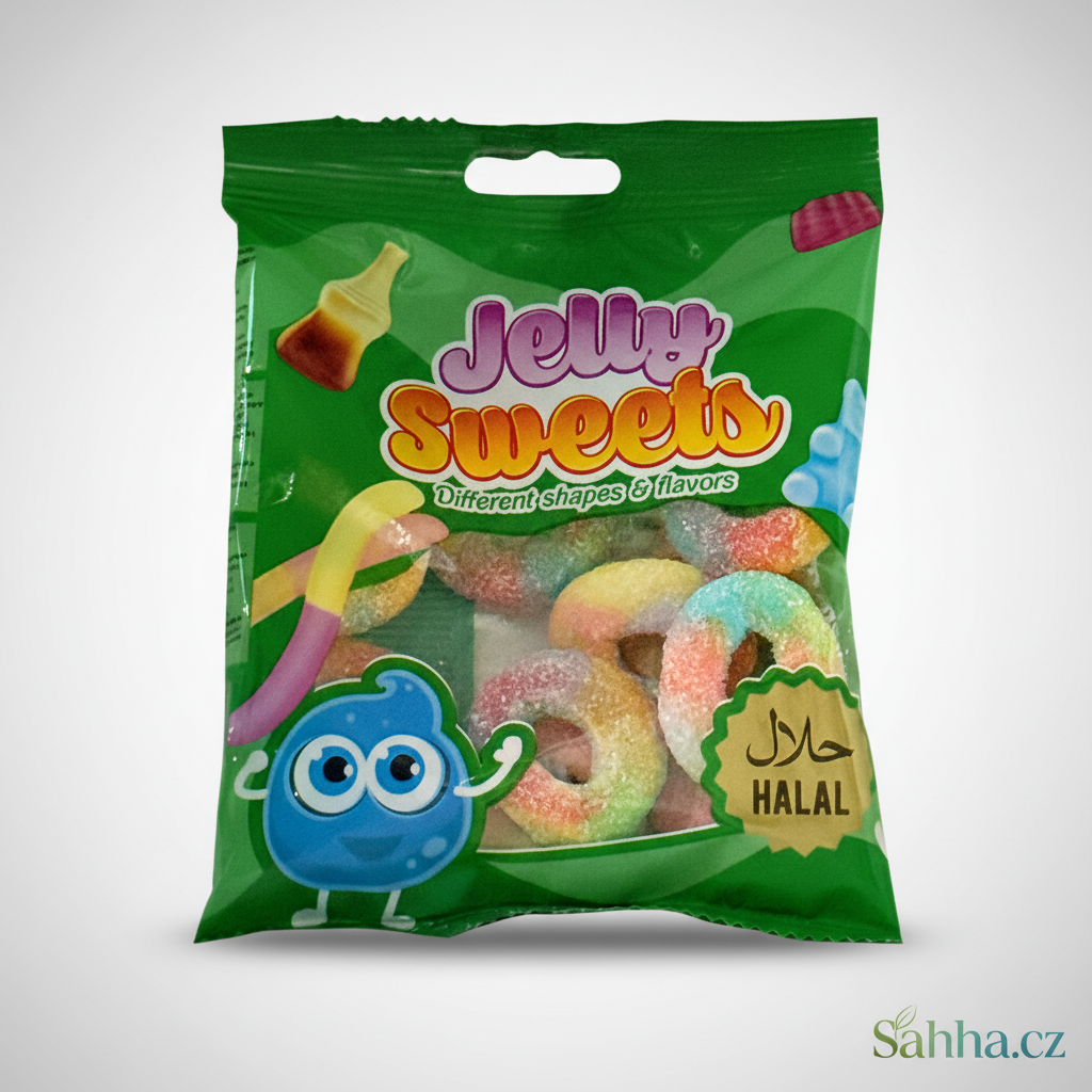 Želé bonbony – různé tvary a příchutě (halal)