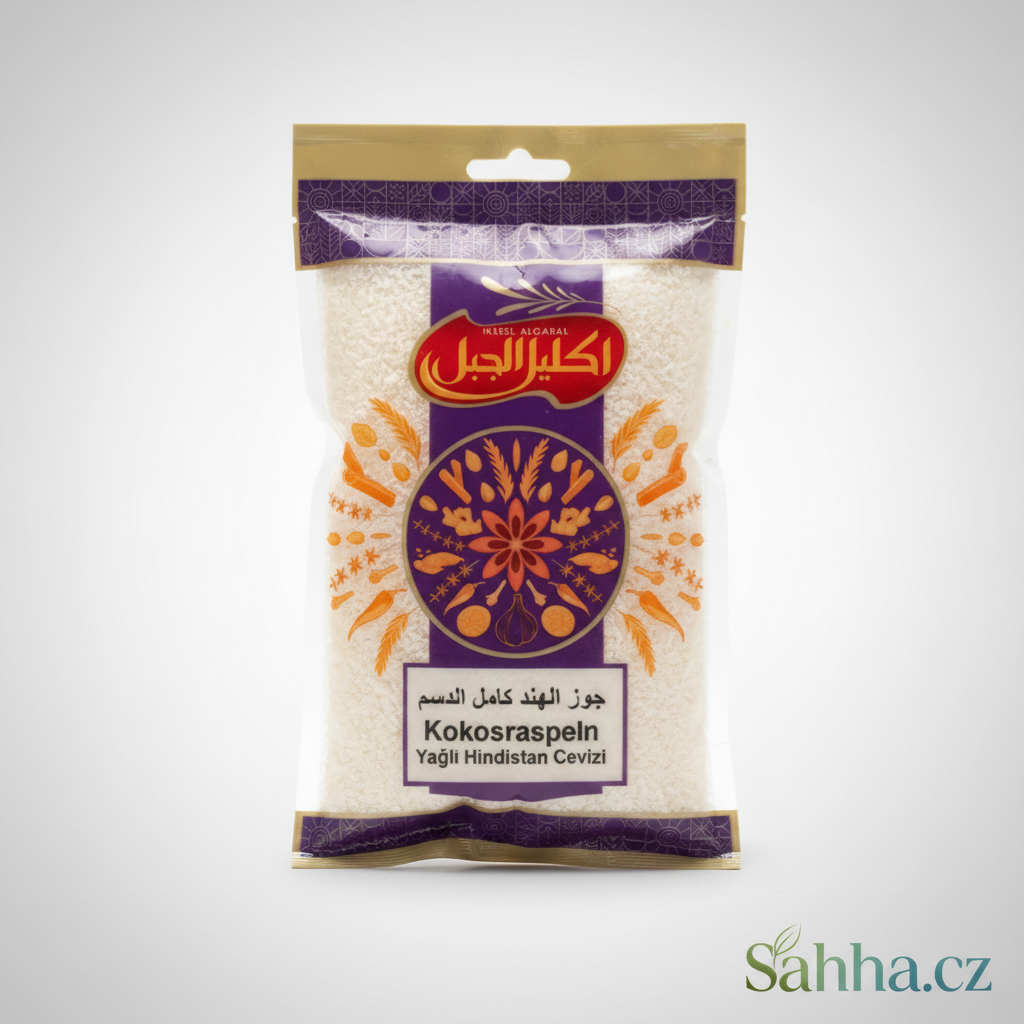 Plnotučné kokosové strouhanky Ikleel Algabal 150 g