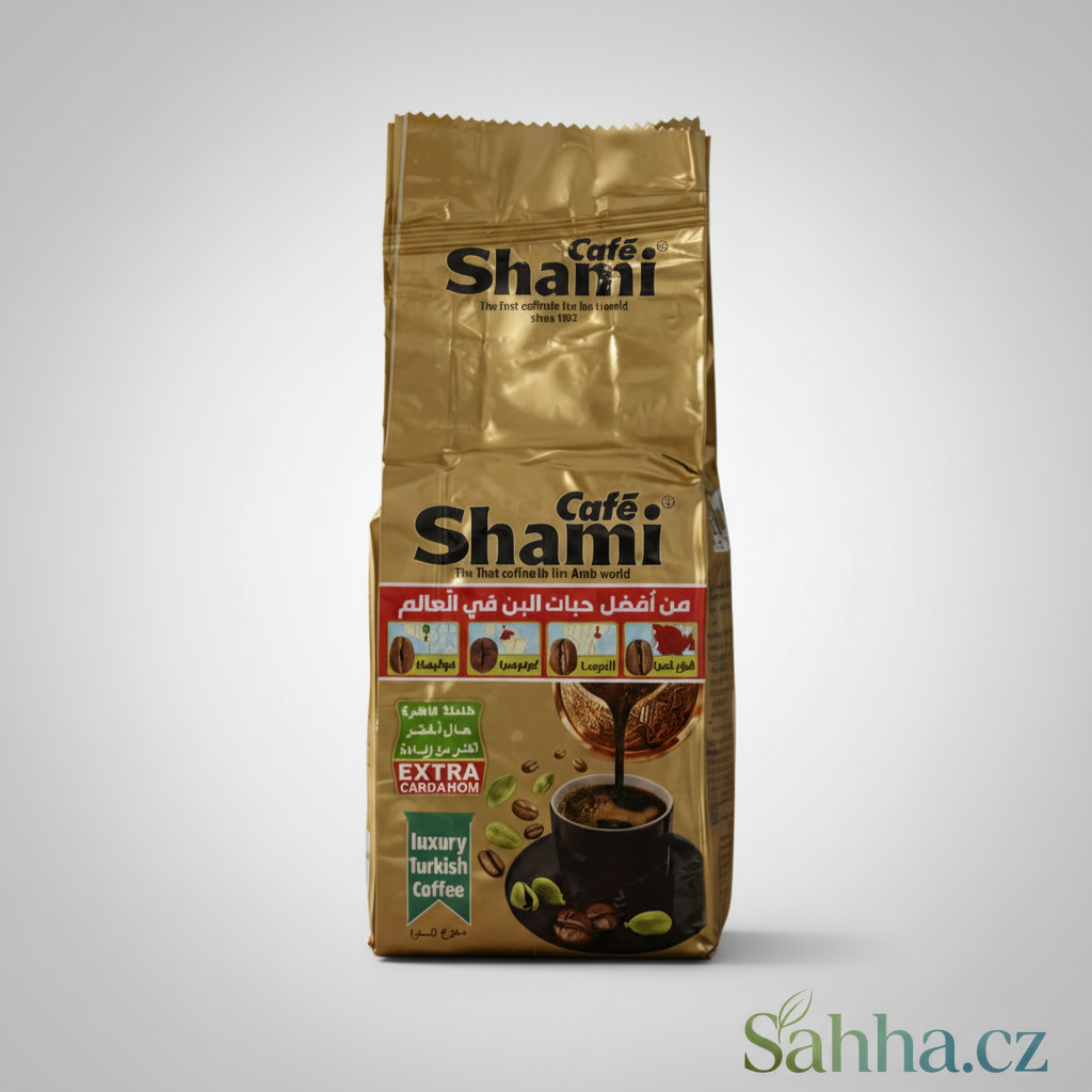 Mletá káva – prémiová směs s extra kardamomem 180 g Shami