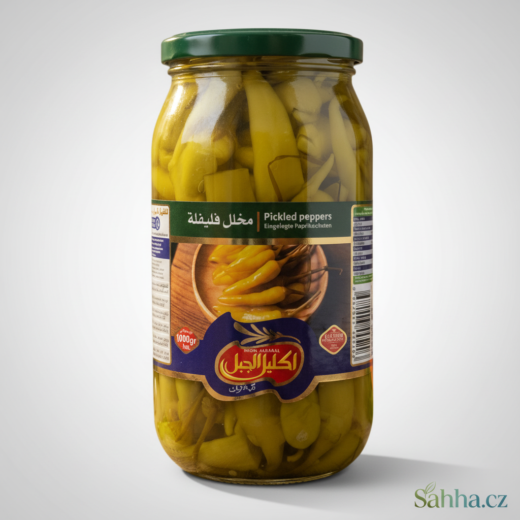 Kyselé nakládané papriky Ikleel Algabal 1 kg