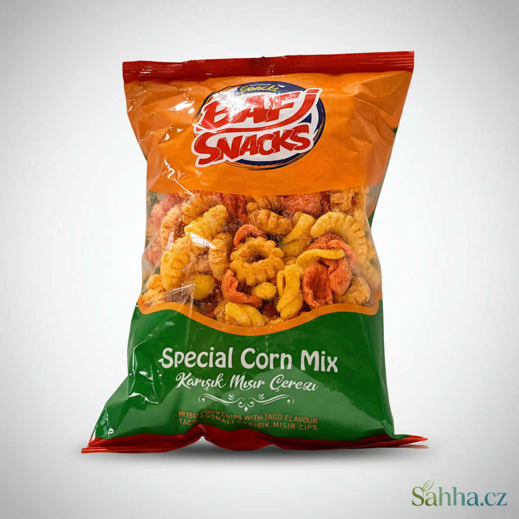 Kukuřičné snacky – speciální mix Bafi Snacks 214 g
