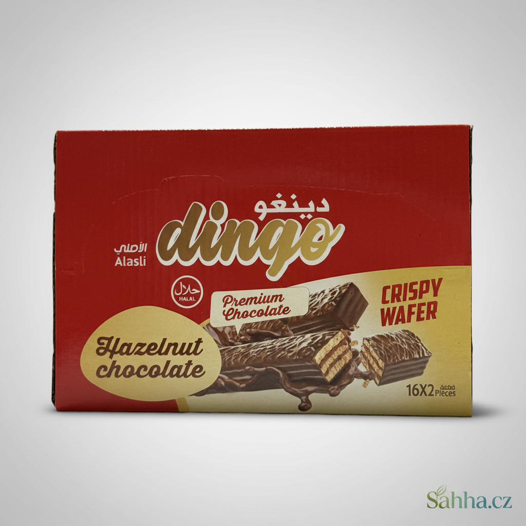 Dingo – křupavé oplatky v čokoládě, různé příchutě (16 × 2 kusy)