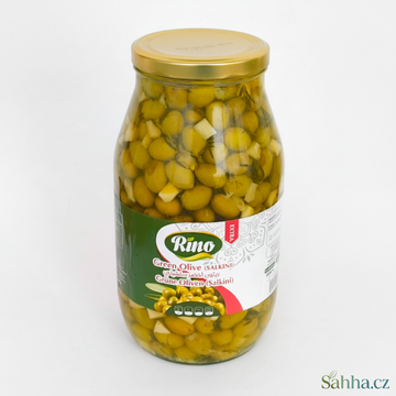 Zelené olivy Salkini Extra Rino 2 800 g