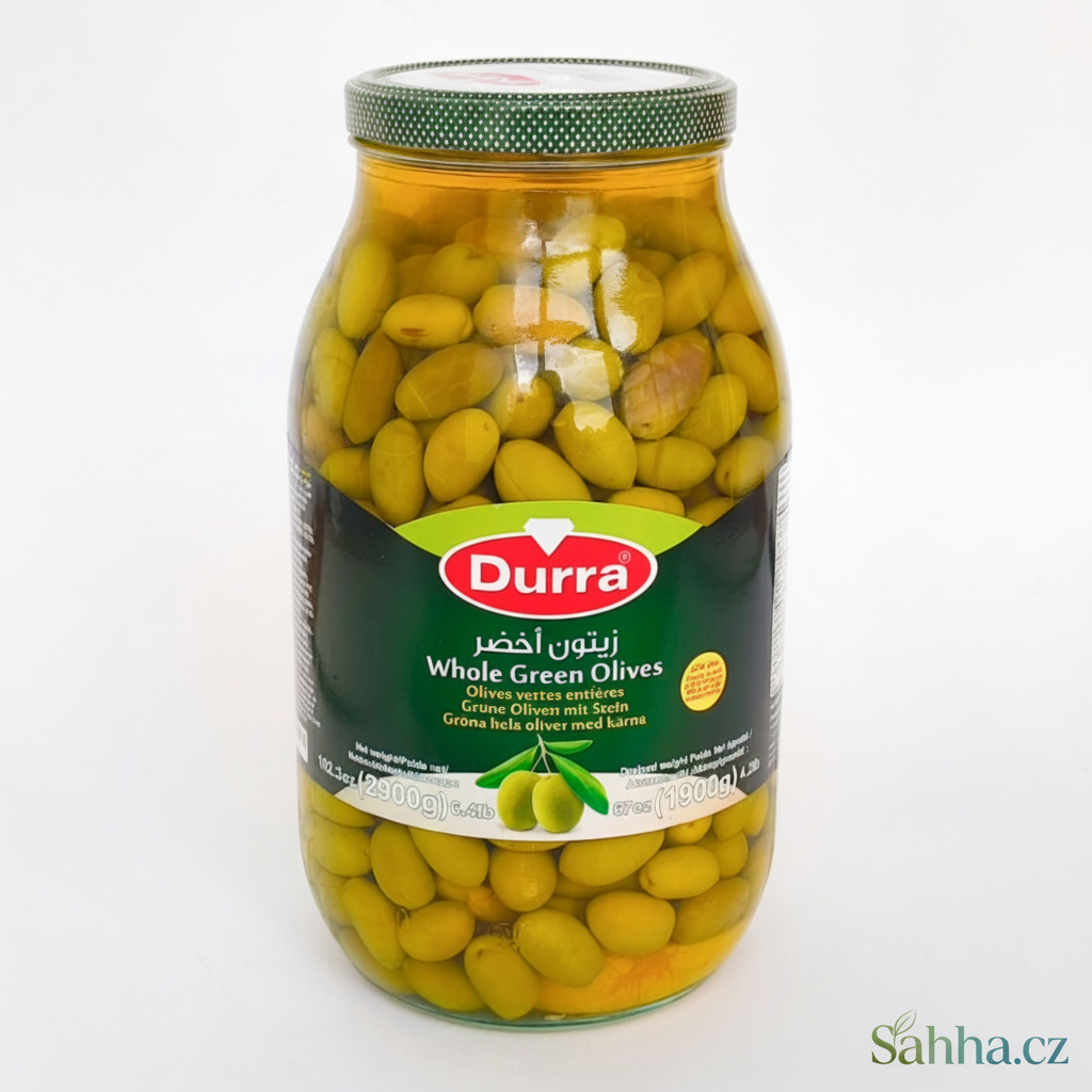 Zelené olivy Al Durra 2,9 kg