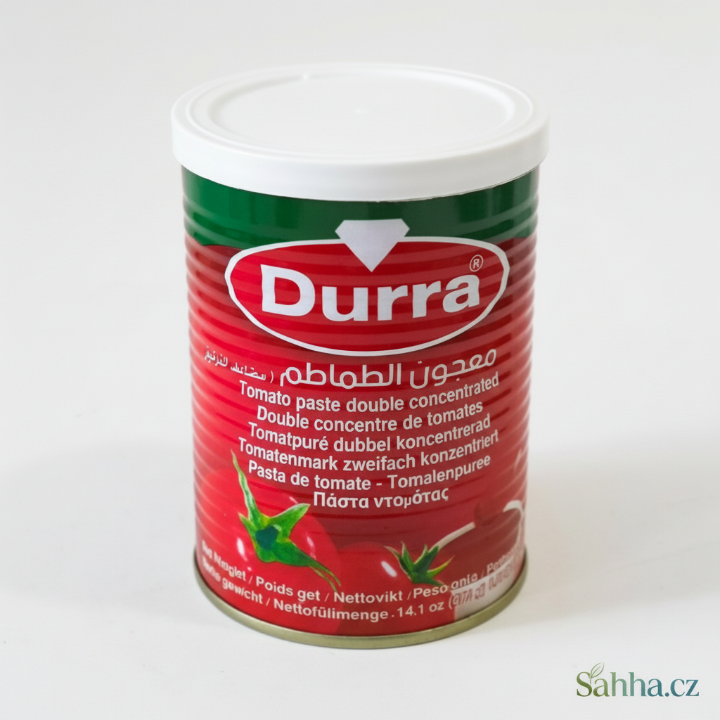Rajčatový protlak – dvojitý koncentrát Al Durra 400 g