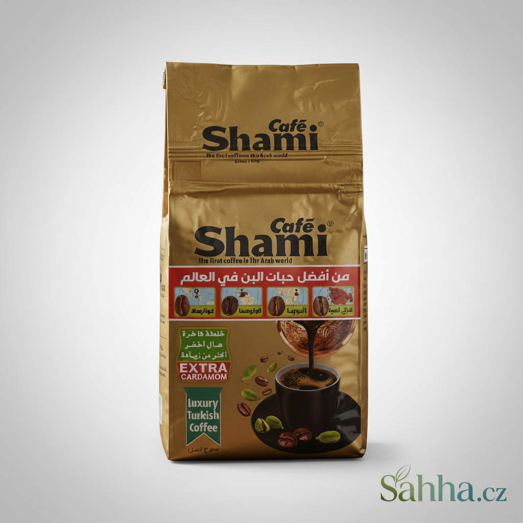 mletá káva – prémiová směs s extra kardamomem 450 g Shami