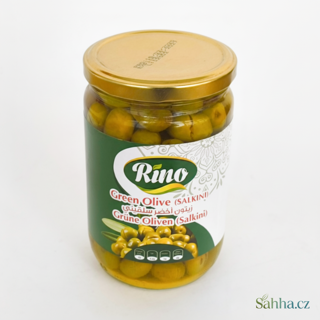 Salkini Rino green olives 600 g