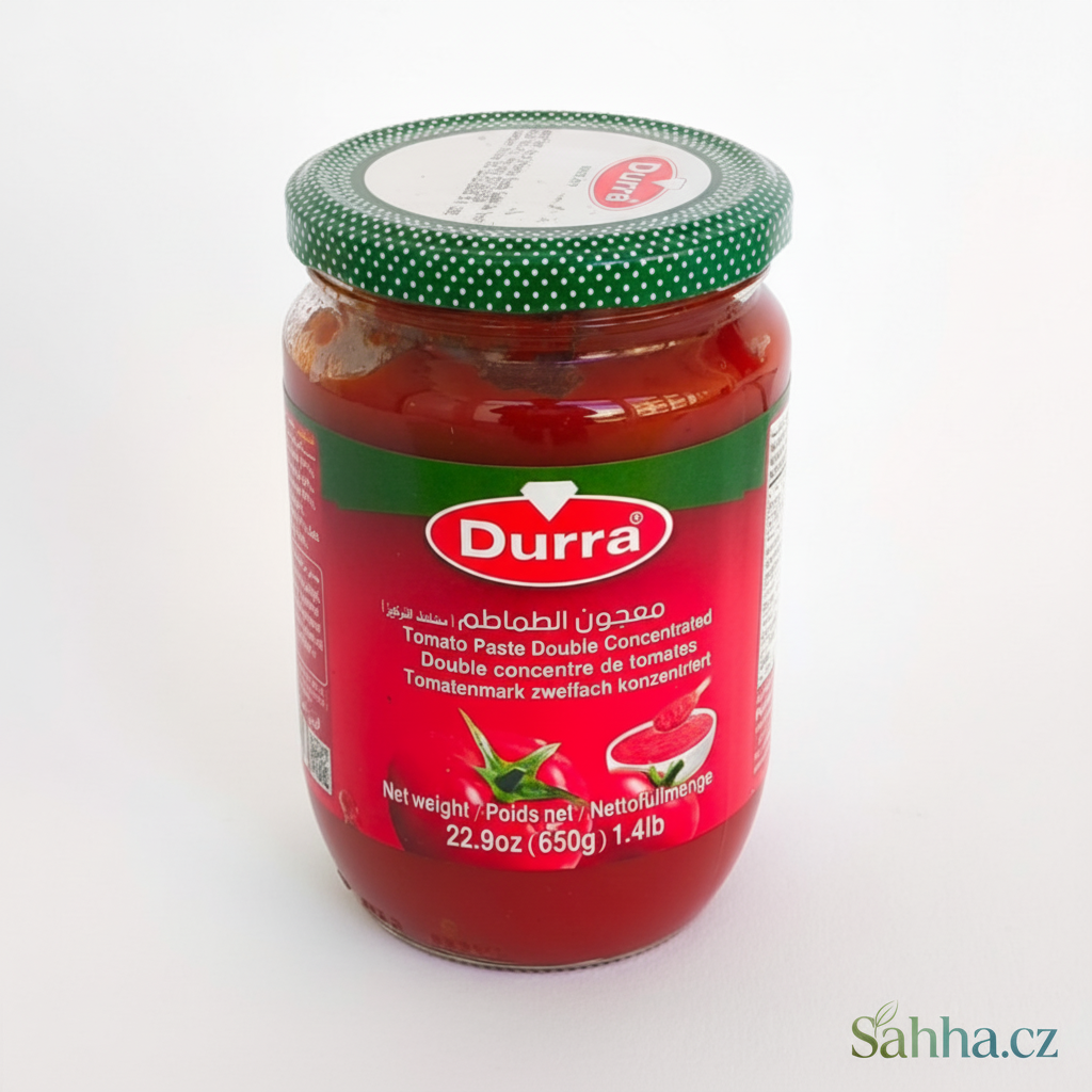 Rajčatový protlak – dvojitý koncentrát Al Durra 650 g