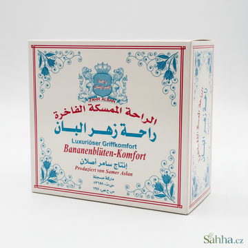 Rahat lokum banán a mošus 400 g – halal, arabský produkt.