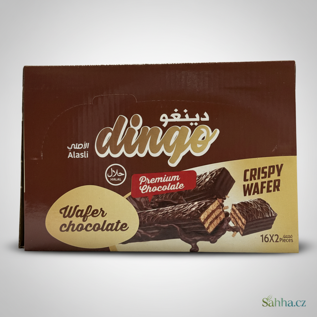 Dingo – křupavé oplatky v čokoládě, různé příchutě (16 × 2 kusy)