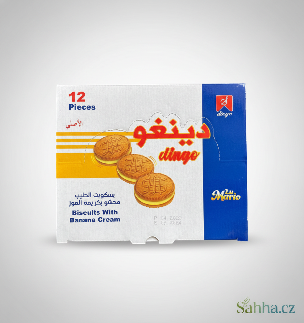 Dingo – sušenky plněné krémem, různé příchutě (12 kusů)