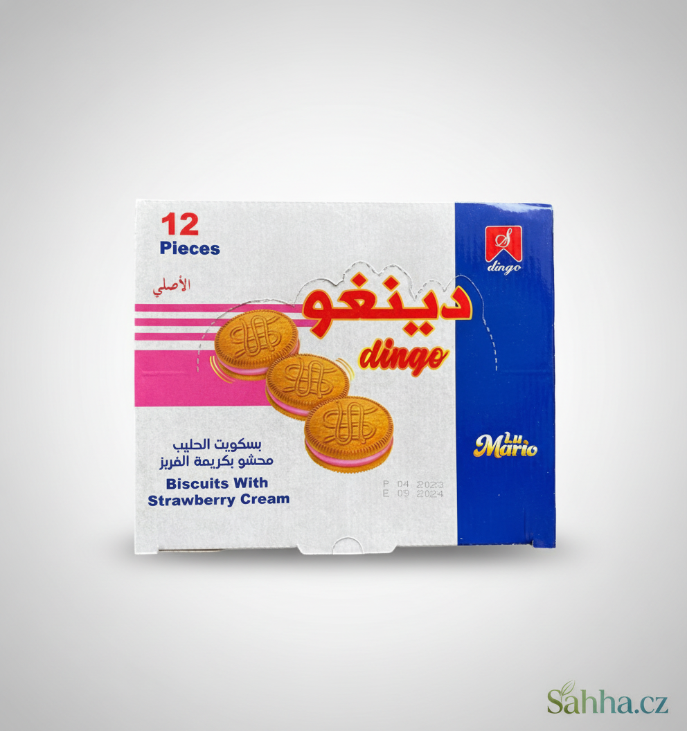 Dingo – sušenky plněné krémem, různé příchutě (12 kusů)